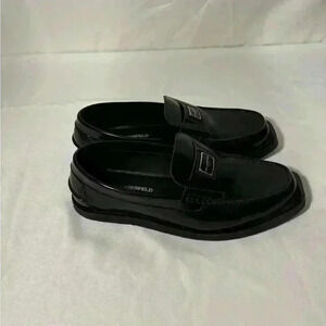 Mens size 12 Karl Legerfeld brand dress shoes, #B549